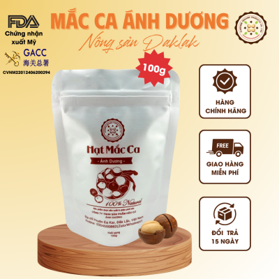 Roasted Raw Macadamia (Whole Nuts) 100g, Zip Cover