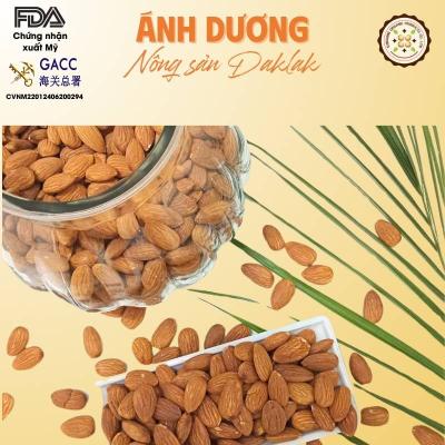 [500gram] Dry Roasted Natural Whole Almonds, Paper Box